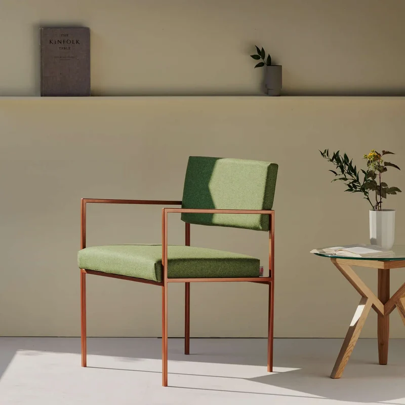 Cube Stuhl 55 mit Armlehnen - Wool Line