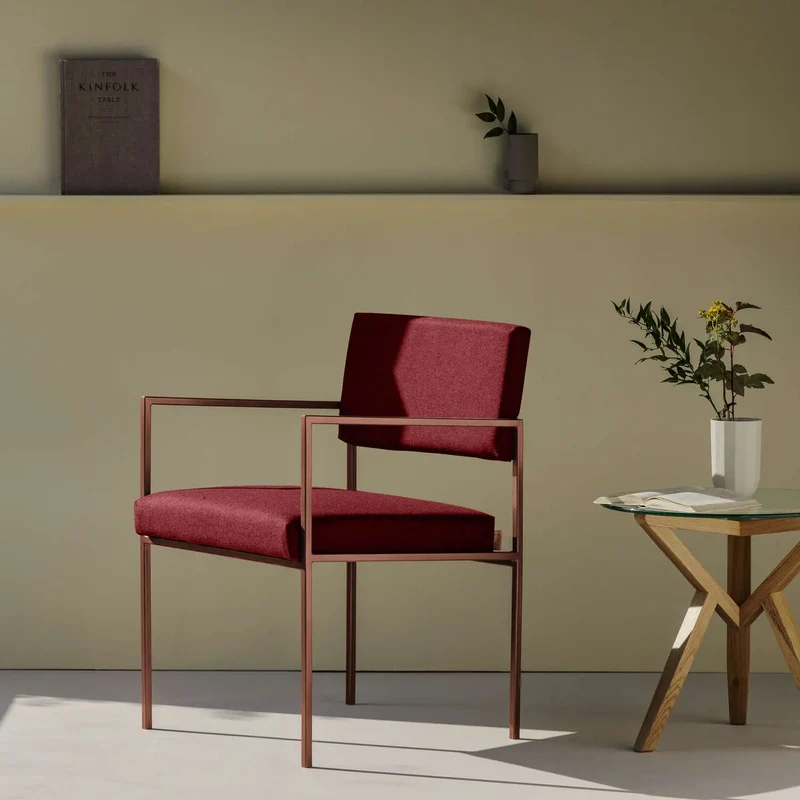 Cube Stuhl 55 mit Armlehnen - Wool Line