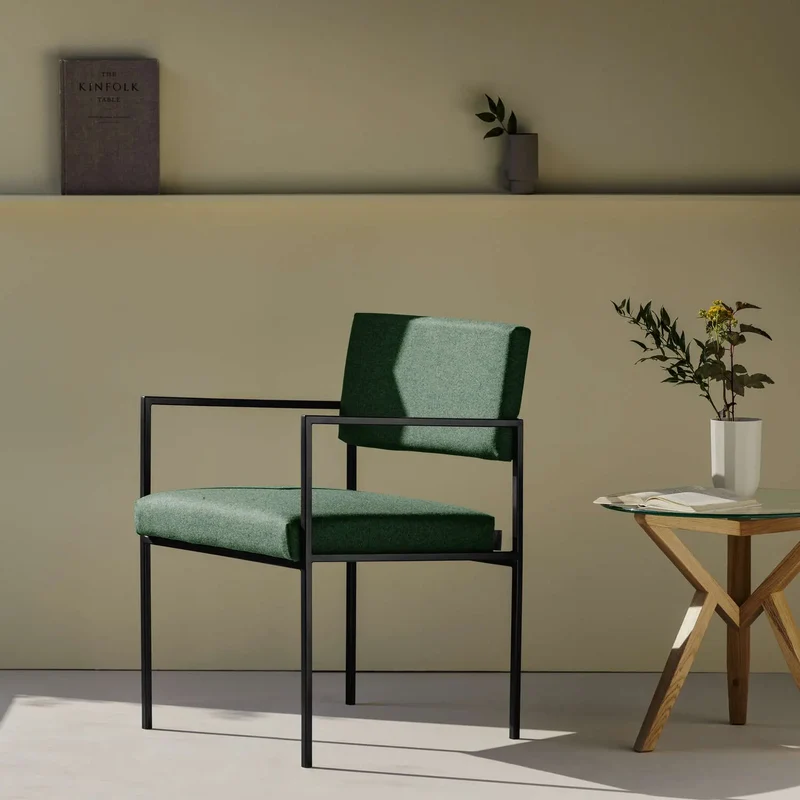 Cube Stuhl 55 mit Armlehnen - Wool Line
