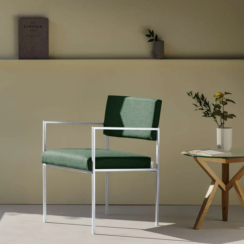 Cube Stuhl 55 mit Armlehnen - Wool Line