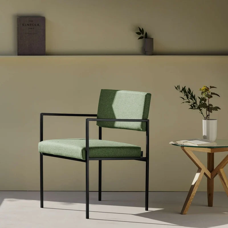 Cube Stuhl 55 mit Armlehnen - Wool Line