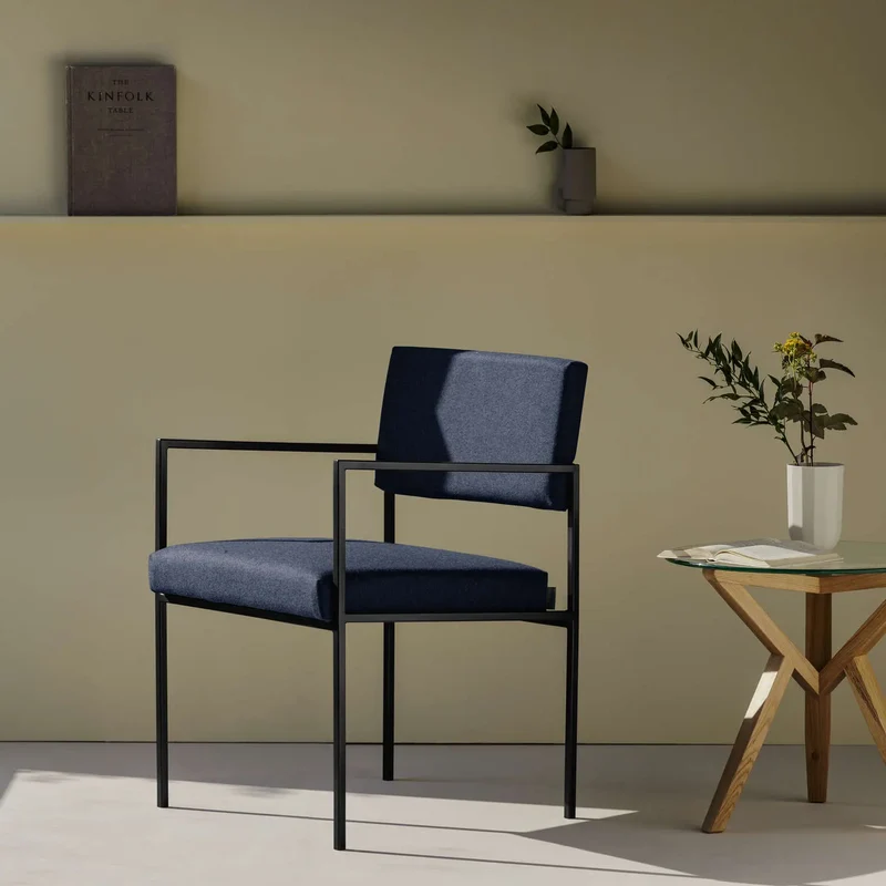 Cube Stuhl 55 mit Armlehnen - Wool Line