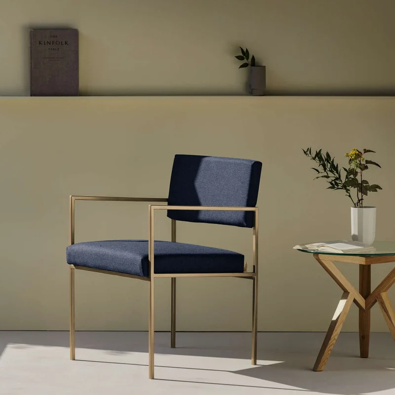 Cube Stuhl 55 mit Armlehnen - Wool Line
