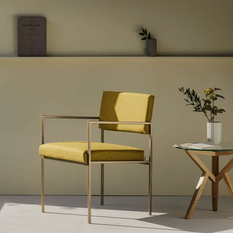 Cube Stuhl 55 mit Armlehnen - Wool Line