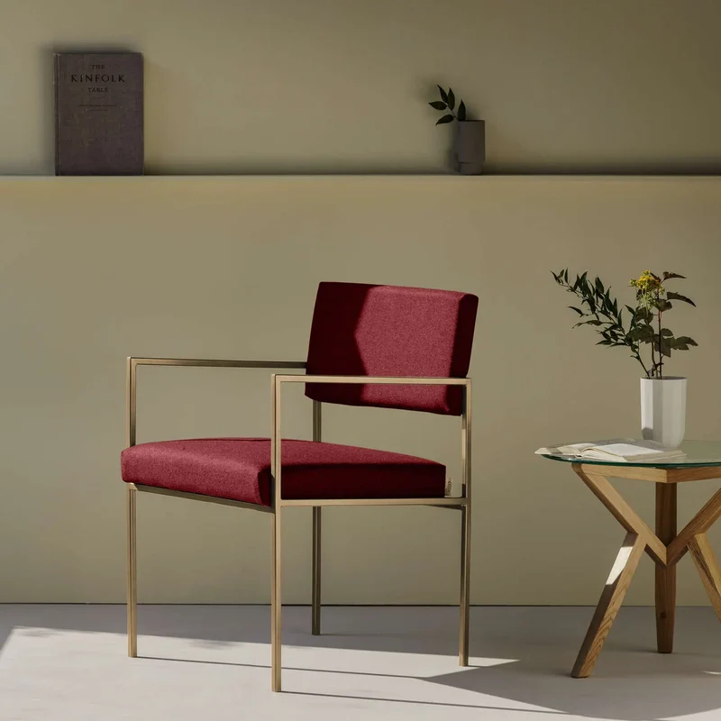 Cube Stuhl 55 mit Armlehnen - Wool Line