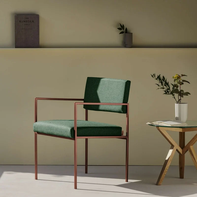 Cube Stuhl 55 mit Armlehnen - Wool Line