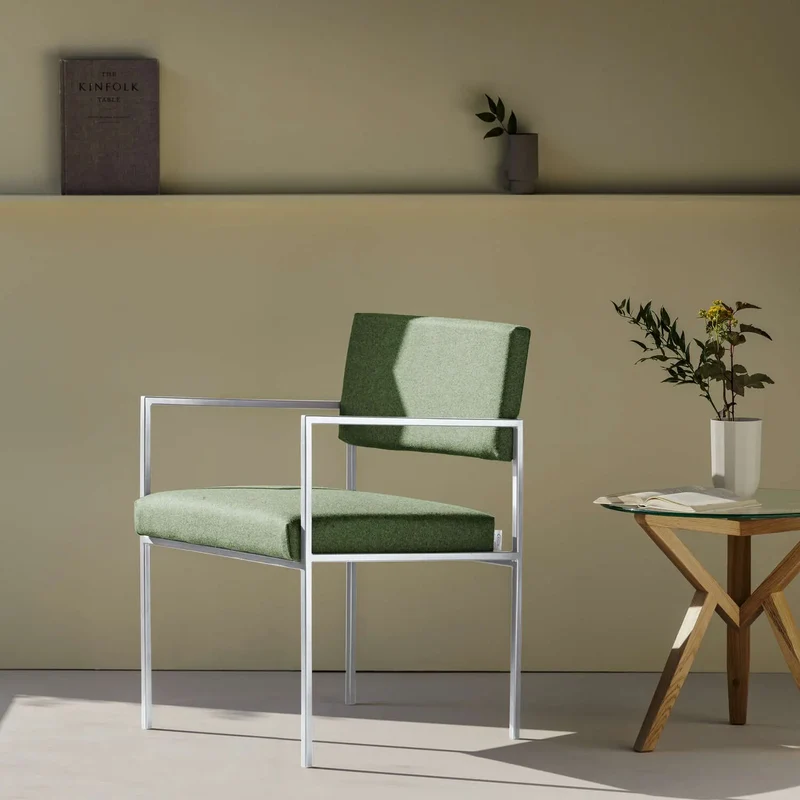 Cube Stuhl 55 mit Armlehnen - Wool Line