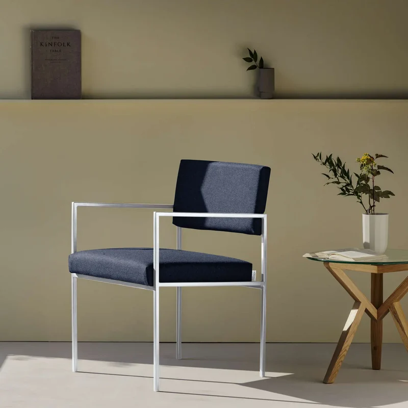 Cube Stuhl 55 mit Armlehnen - Wool Line