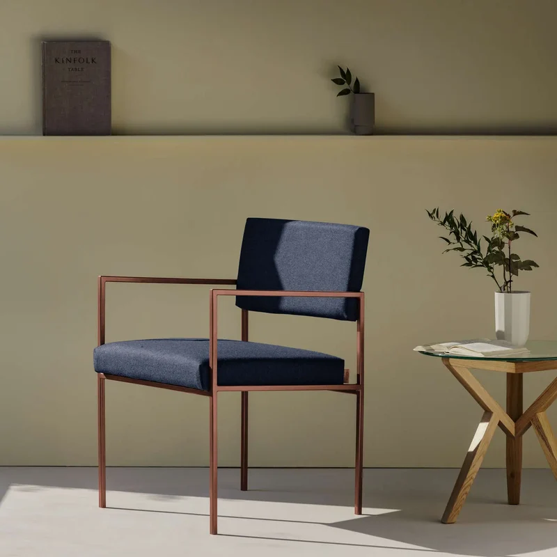 Cube Stuhl 55 mit Armlehnen - Wool Line
