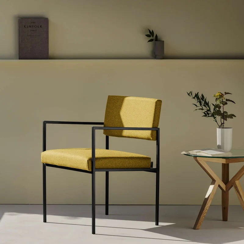Cube Stuhl 55 mit Armlehnen - Wool Line