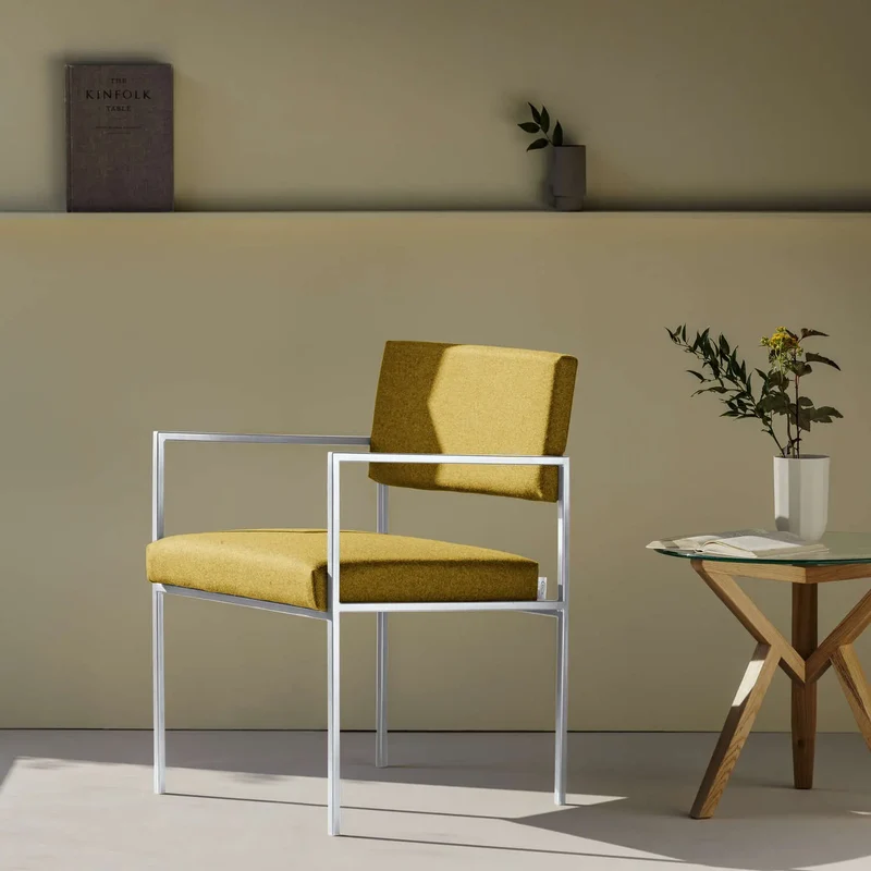 Cube Stuhl 55 mit Armlehnen - Wool Line