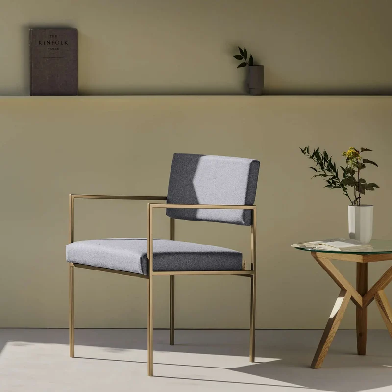 Cube Stuhl 55 mit Armlehnen - Wool Line