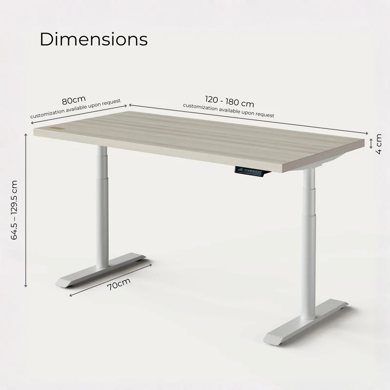 Solid Oak Standing Desk