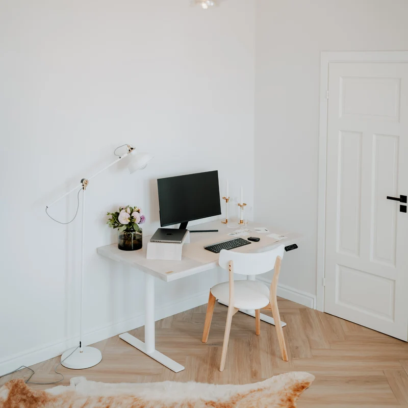 Solid Oak Standing Desk