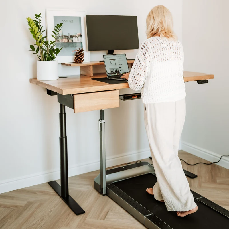 Solid Oak Standing Desk