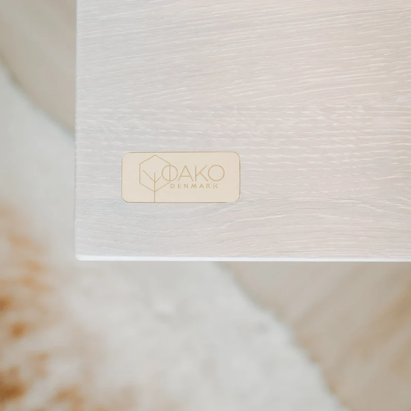 "White Mist" Solid OAK Desktop