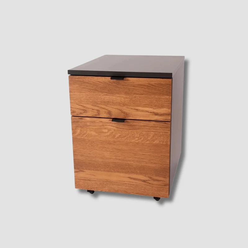 Oak Wood Office Cabinet