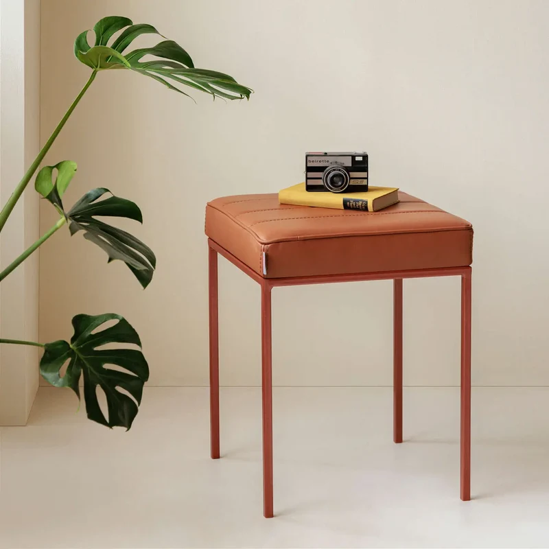 Cube Hocker - Leder Premium
