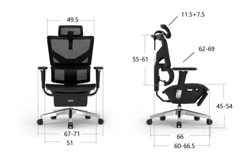 ErgoMAX Tramax rx3 ergonomic office chair