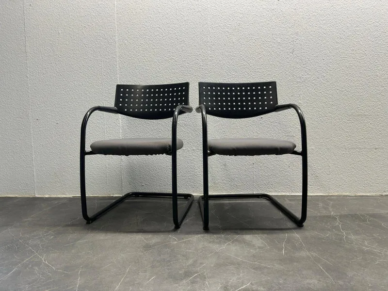 Vitra Visavis Konferenzstuhl Grau