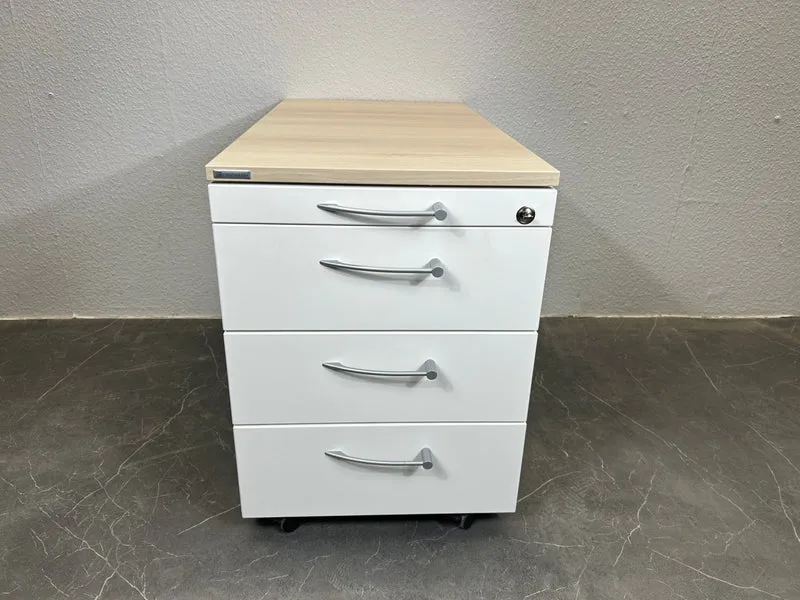 Palmberg Rollcontainer Akazie / Weiß