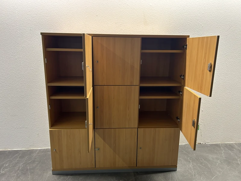 Schließfachschrank Spind Buche