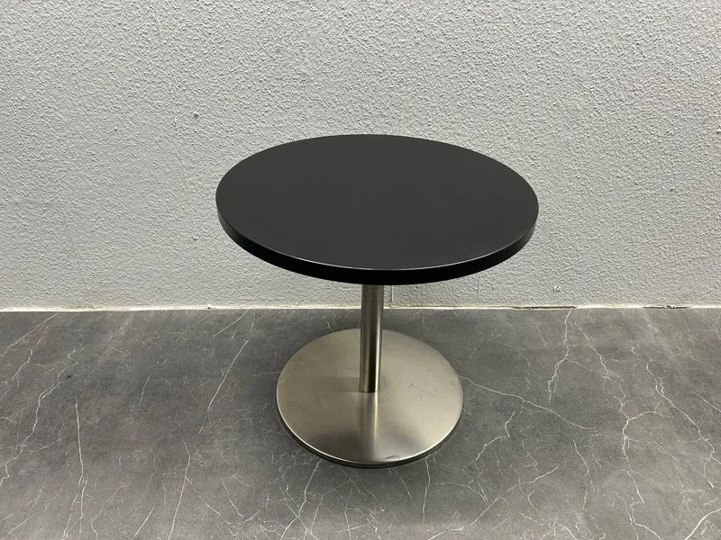Runder Tisch Schwarz / Silber