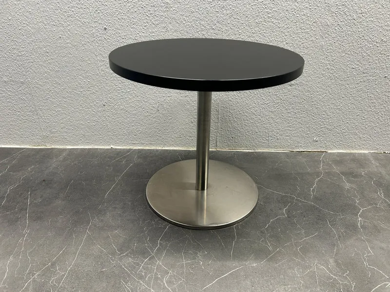 Runder Tisch Schwarz / Silber
