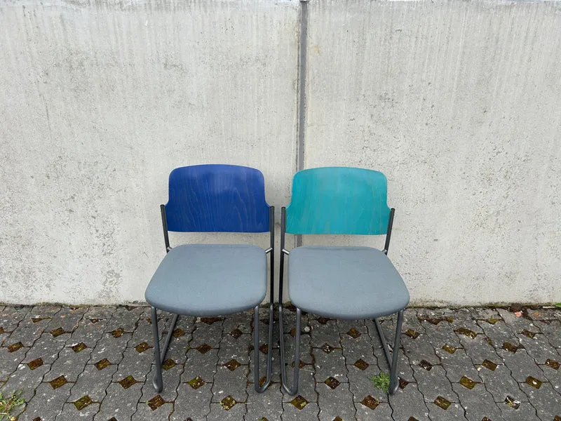 Drabert Konferenzstuhl Blau Türkis