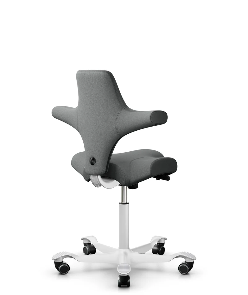 HÅG Capisco 8106 Ergonomic Office Chair White, Cura Dark Grey