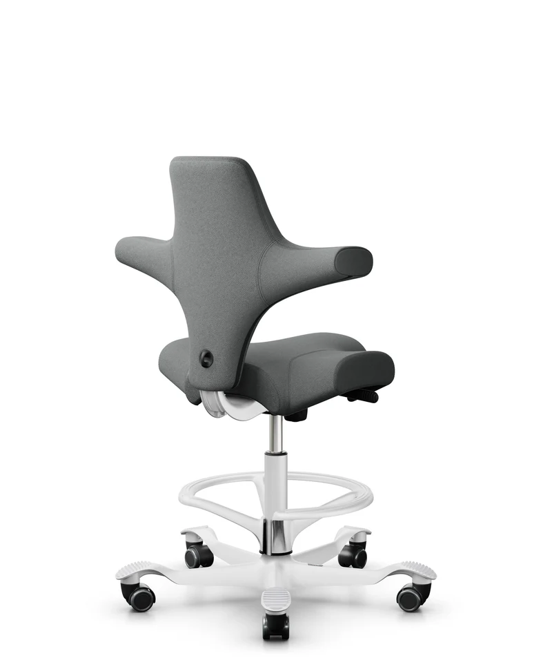 HÅG Capisco 8106 Ergonomic Office Chair White, Cura Dark Grey