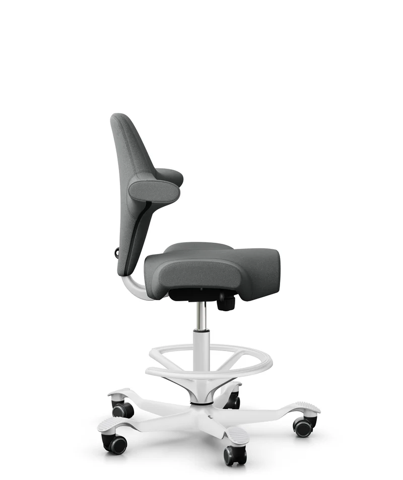 HÅG Capisco 8106 Ergonomic Office Chair White, Cura Dark Grey