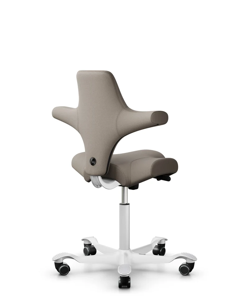 HÅG Capisco 8106 Ergonomic Office Chair White, Gabriel Select SC60129 Beige