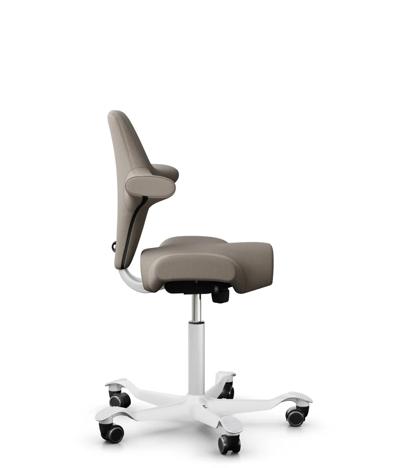 HÅG Capisco 8106 Ergonomic Office Chair White, Gabriel Select SC60129 Beige