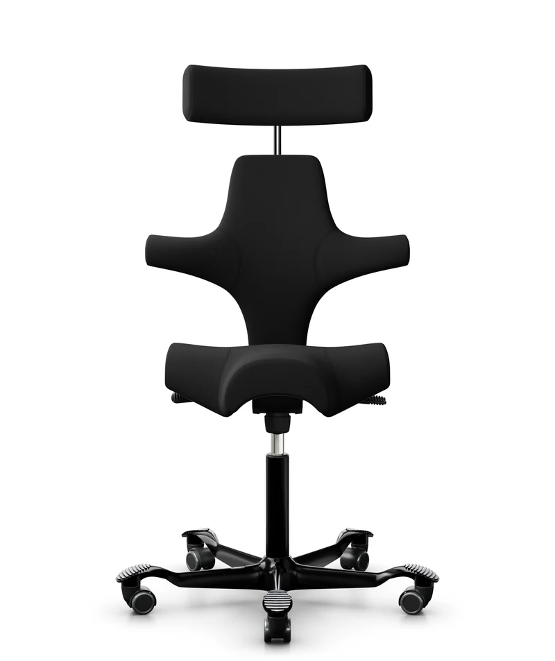 HÅG Capisco 8107 Ergonomic Office Chair Fabric Black