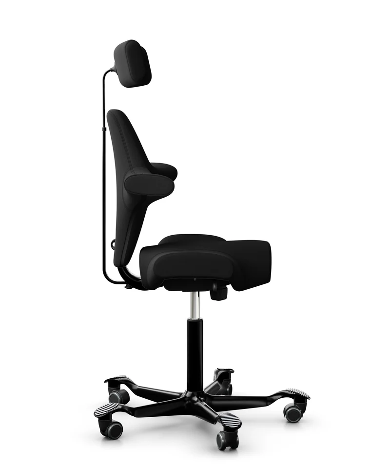 HÅG Capisco 8107 Ergonomic Office Chair Fabric Black