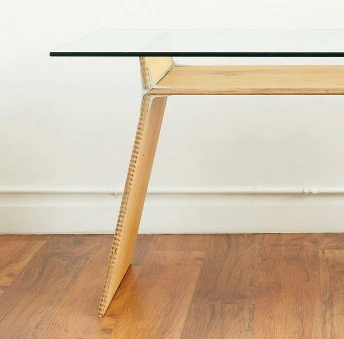 Smart Glass & Wood Desk