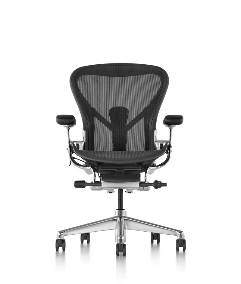 Aeron Bürostuhl Graphite/Poliert
