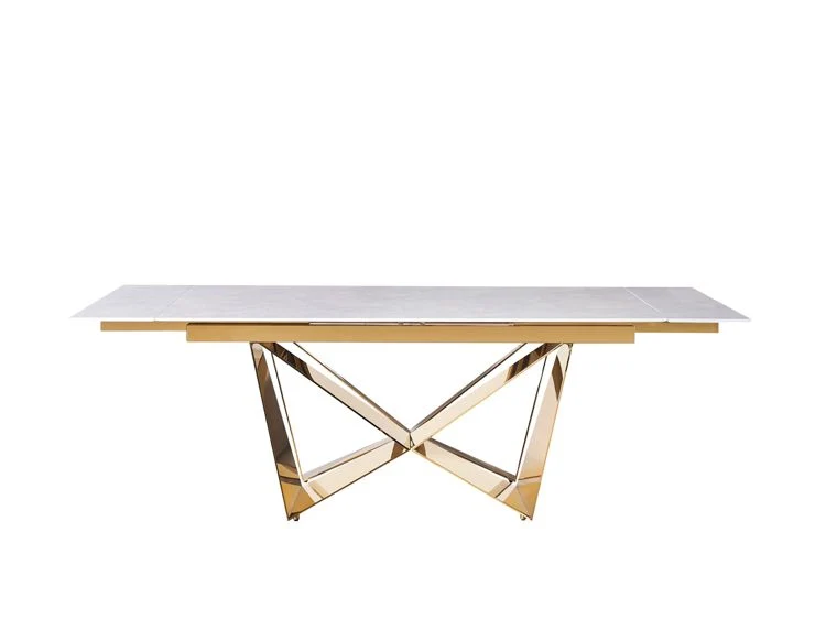 Moderner Esstisch mit Marmor-Optik – ausziehbar von 180 auf 240 cm