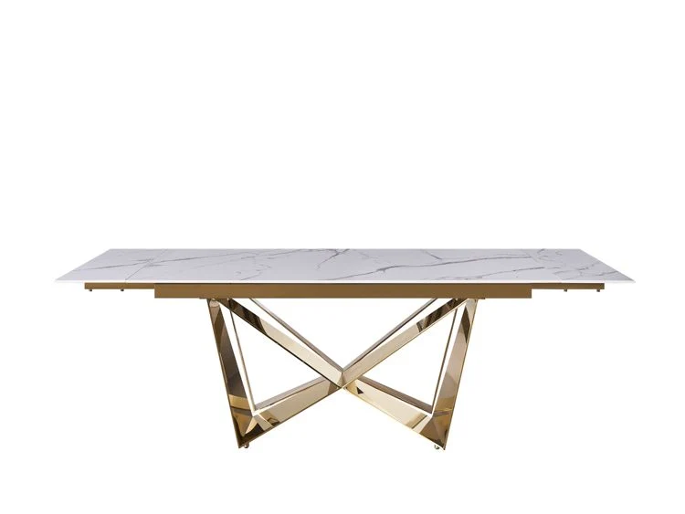 Moderner Esstisch mit Marmor-Optik – ausziehbar von 180 auf 240 cm