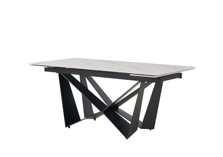 Moderner Esstisch mit Marmor-Optik – ausziehbar von 180 auf 240 cm