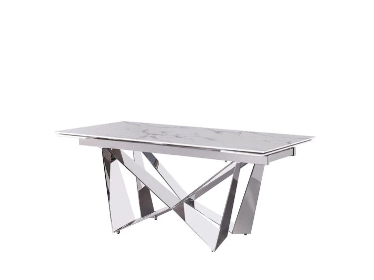 Moderner Esstisch mit Marmor-Optik – ausziehbar von 180 auf 240 cm