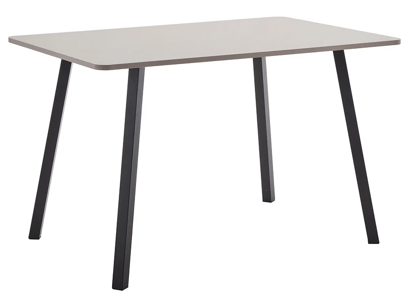 Essgruppe Set 5 Tlg. Inkl. Tisch weiß/schwarz 120x80cm