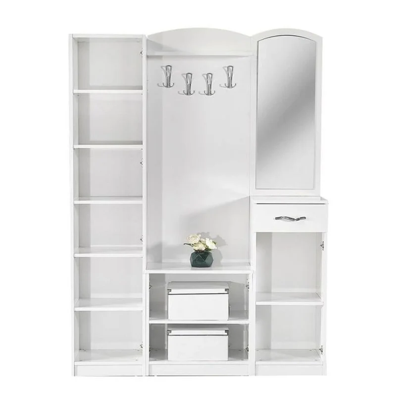 Garderobenschrank LENA hochglanz 144x37x198H CM