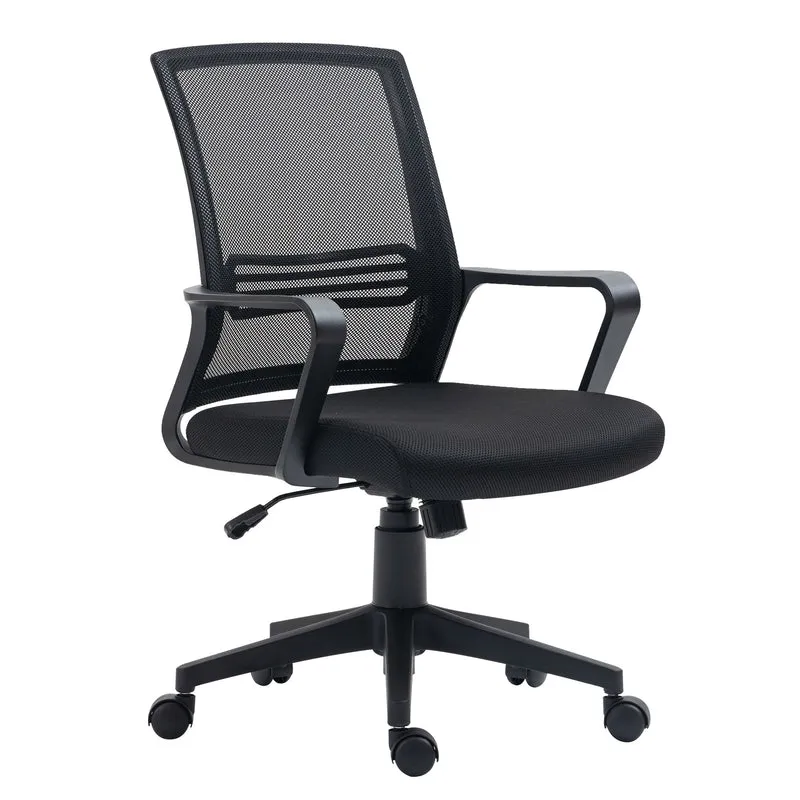 Ergonomischer Bürostuhl, Schreibtischstuhl mit Verstellbarer Kopfstütze Armlehnen und Lendenwirbelstütze Höhenverstellung Drehstuhl für Büro