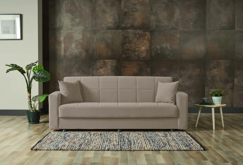 Dave Gruppen Schlafsofa mit Bettfunktion und Bettkasten 214x80cm