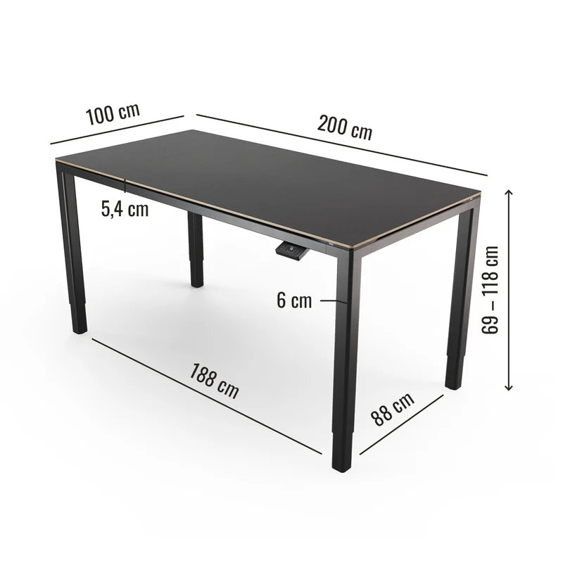 Desk Four - Höhenverstellbarer Tisch