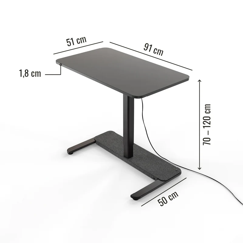 Desk One - Stehpult elektrisch höhenverstellbar