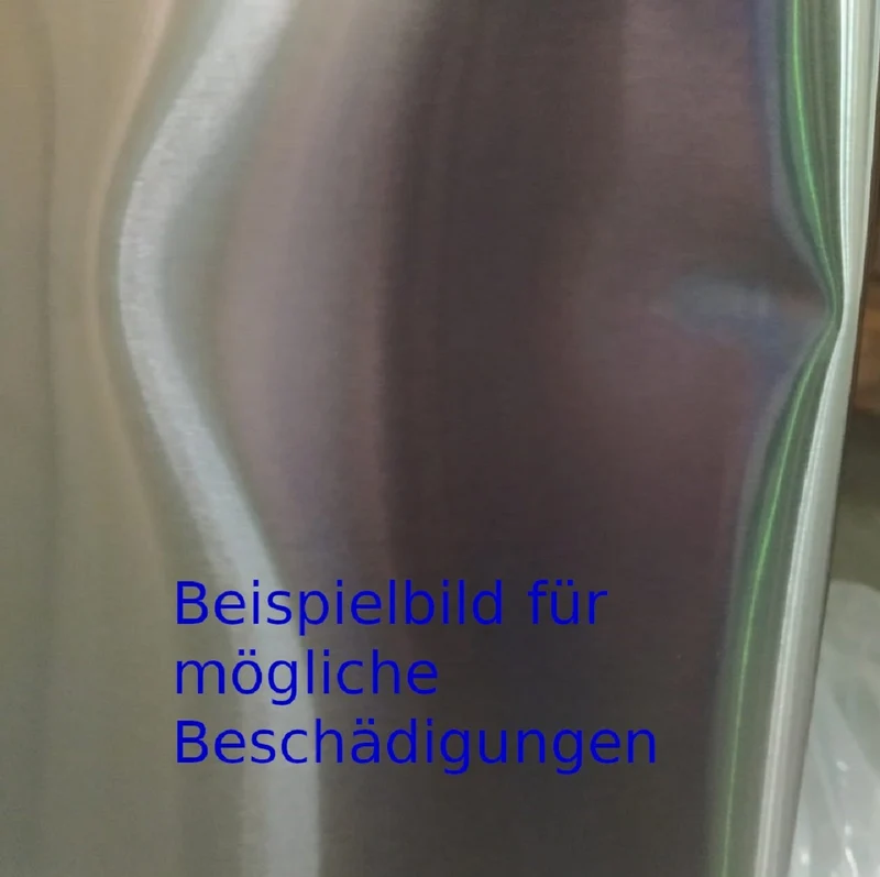B-WareTQ50 Mülleimer 50 Liter Silber