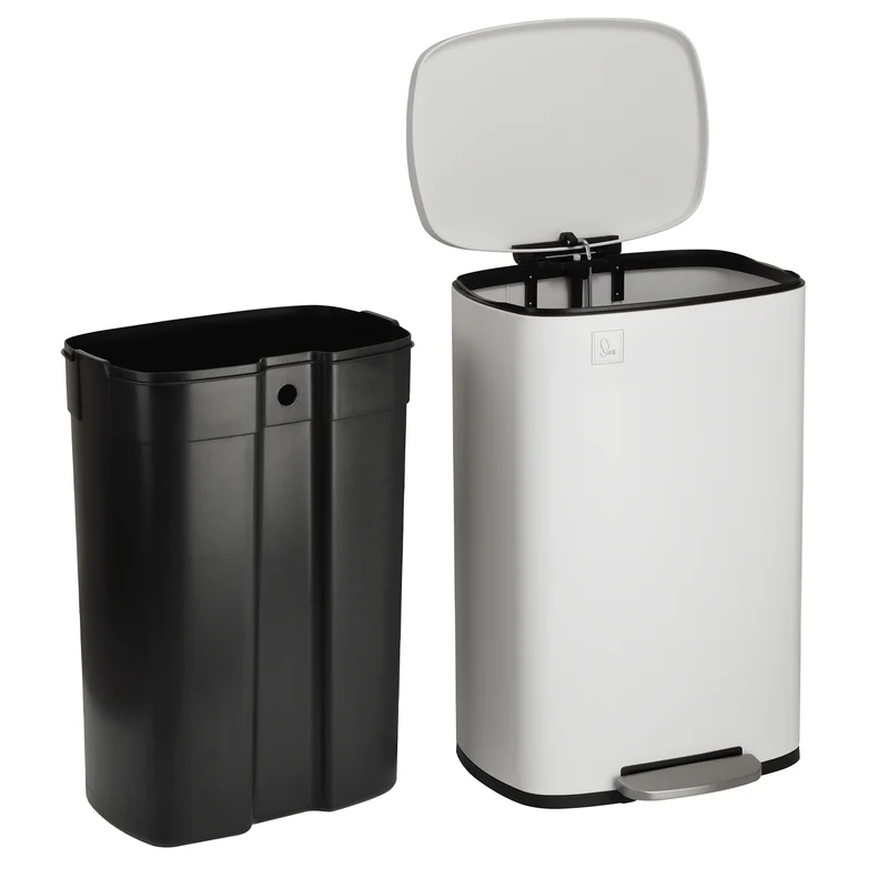 B-Ware TQ50 Mülleimer 50 Liter Weiß